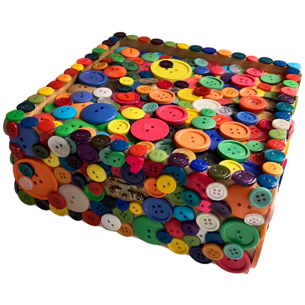 Alice Hampton Dickerson Art - Button Box