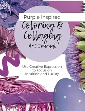 Coloring & Collaging - Purple by Alice Hampton Dickerson