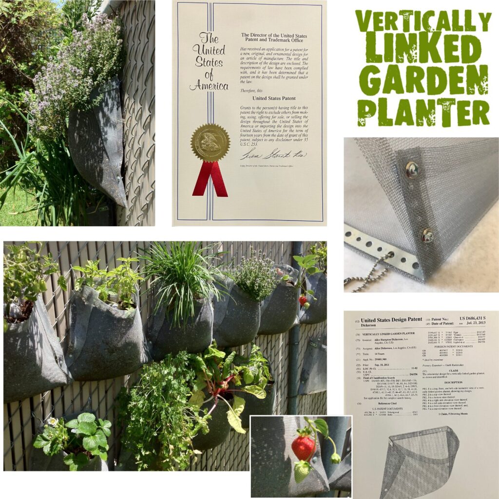 Vertically Linked Garden Planter - U.S. Patent